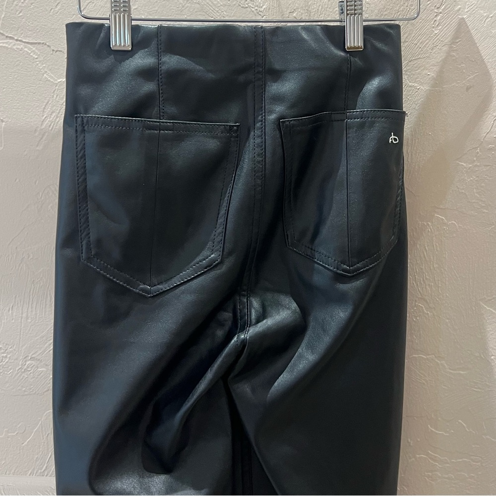 Rag & Bone Nina Faux Leather Pull On Skinny